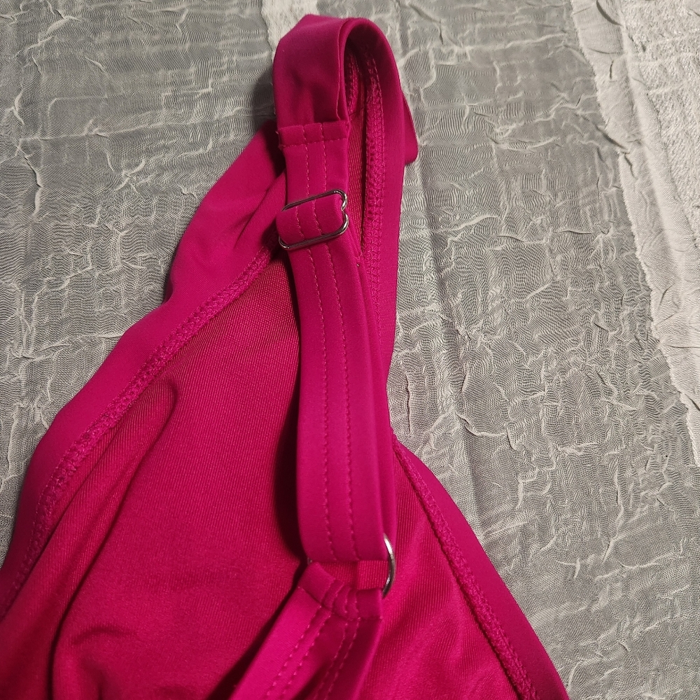 DKNY Fuchsia Tankini Bathing Suit - Picture 10 of 11